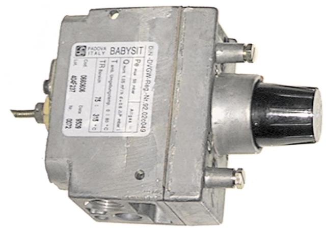 gas thermostat type BABYSIT t.max. 110°C 30-110°Cgas inlet 3/8