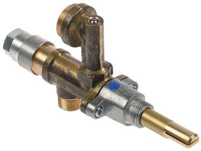 Gashane Gasindgang M12x1 (rør-ø 8mm) Gasudgang M17x1 AG / M6x0,75 IG
