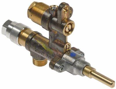 Gashane KBD ø 35mm Gasindgang M12x1 (rør-ø 8mm) Termoelementtilslutning M8x1 Akse ø 6x4,6mm