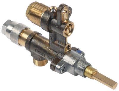 Gashane KBD ø 5mm Gasindgang M12x1 (rør-ø 8mm) Termoelementtilslutning M8x1 Akse ø 6x4,6mm