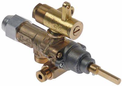 Gashane Type GPEL21D KBD ø 5mm Gasindgang M15x1 (rør-ø 10mm)