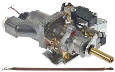 Gastermostat Gasindgang Rørflange KBD ø 38mm Termoelementtilslutning M8x1 Akse ø 8x6,5mm