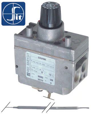 gas thermostat type 660 Babysit seriest.max. 110°C 30-110°C gas inlet 3/8