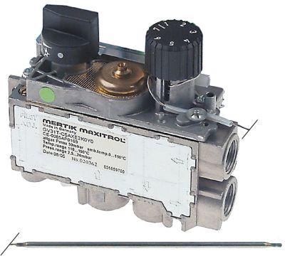 Gastermostat 100-340°C Termoelementtilslutning M9x1 Kapillærrør 720mm