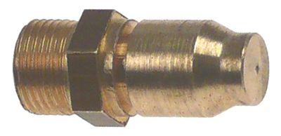 Gasdyse Gevind M12x1 SW 13 Boring ø 65mm til smal brænder