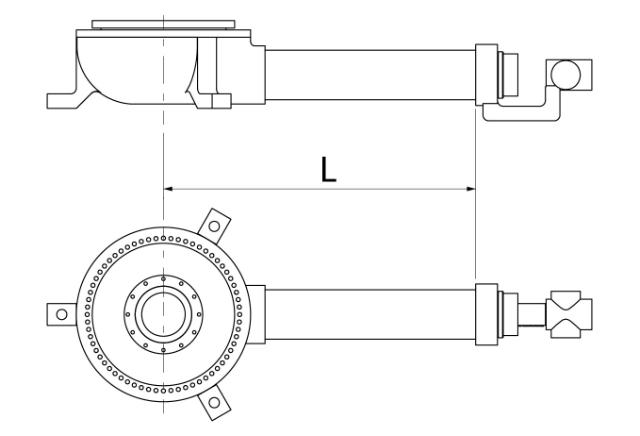 Brænder ø 94mm komplet 5kW