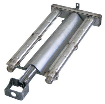 Stavbrænder med 2 rækker L 493mm B 200mm H 45mm Lavastengrill