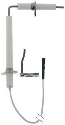 Tændelektrode L1 9mm L2 73mm Flange Tilslutning F2,8 Kabellængde 260mm D1 ø 94mm