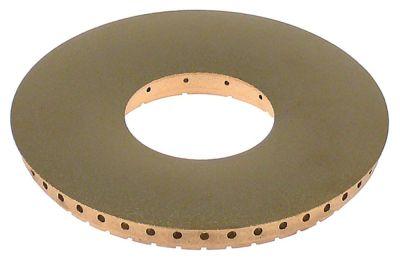 Brænderdæksel ø 114mm H 136mm Boring ø 27mm Ventilationsnoter 1,5 x 1,1 mm E