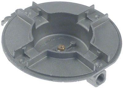 burner lower part 3,6kW for igniter ø 6mmfor thermocouple ø 6mm with nozzle ø1.35mm
