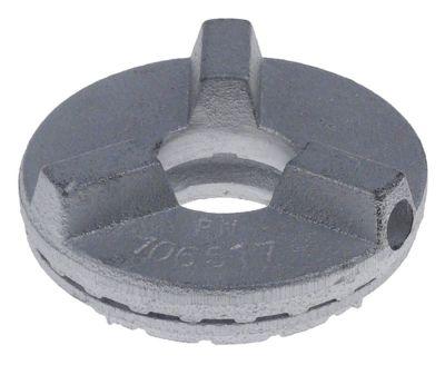 Brænderdæksel ø 82mm Hul ø 30mm med midterhul 37kW