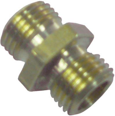 Dobbeltnippel G1: M10x1 G2: M10x1