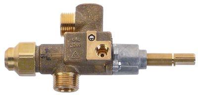 gas tap with ignition flame COPRECI type CAL-3200gas inlet M20x1.5 (tube ø 12mm)