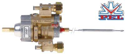 Gastermostat Type 24STS KBD ø 0/1,5/2,75mm Termoelementtilslutning M9x1 Akse ø 10x8mm