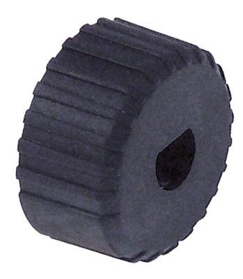 Knapadapter Plastik UD ø 26mm Tykkelse 14mm Akse 8x6,5mm