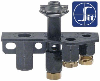 Tændbrænder Type Serie 190 med 3 flammer Dyse ø 0,35/0,51mm naturgas/F-gas