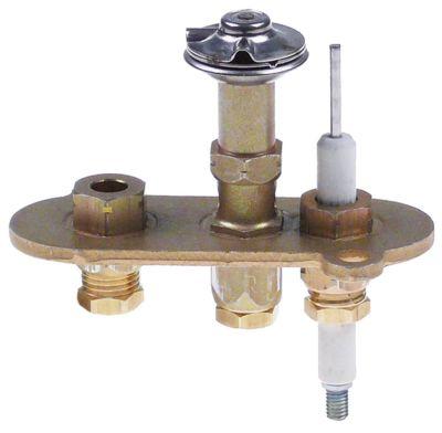 Tændbrænder Type Serie 160 med 3 flammer Dyse ø 51mm Gastilslutning 4mm SIT