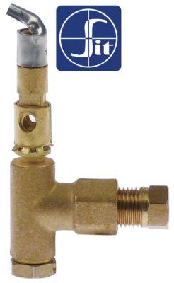 Tændbrænder 1 flamme Dyse ø 2mm Gastilslutning 6mm SIT