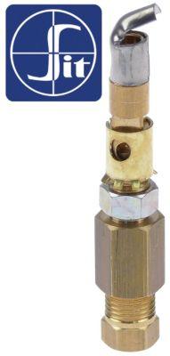 Tændbrænder Type Serie 100 1 flamme Dyse ø 35mm Gastilslutning 6mm SIT