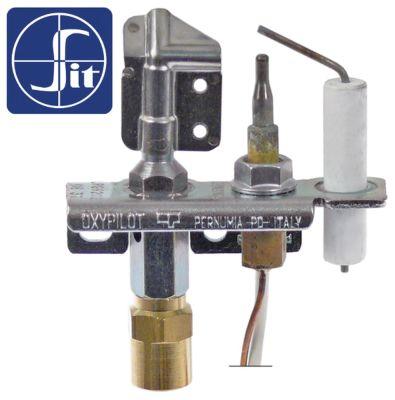 Tændbrænder Type Serie Oxipilot 9000 med 2 flammer F-gas Gastilslutning 4/6mm Dysetype  -