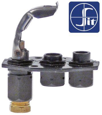 Tændbrænder Type Serie 150 med 2 flammer Dyse ø 0,60/0,55mm Naturgas Gastilslutning 6mm SIT