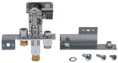 Tændbrænder med 3 flammer Kendingstal 31.2 Naturgas Gastilslutning 4mm med holder POLIDORO