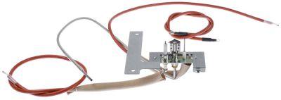 Tændbrænder med 3 flammer Kendingstal 25.2 F-gas Gastilslutning 4mm komplet med holder POLIDORO