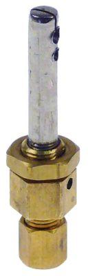 Tændbrænder med 2 flammer Gastilslutning 33mm