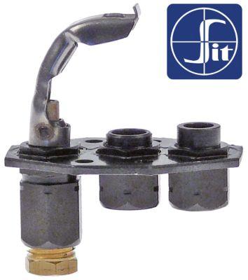 Tændbrænder Type Serie 150 med 2 flammer Dyse ø 0,23/0,26mm F-gas Gastilslutning 6mm SIT