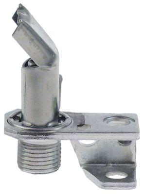 Tændbrænder Type B2H2(180°) 1 flamme AB Gastilslutning 7/16