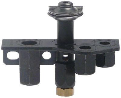 Tændbrænder Type B24H17 med 3 flammer AB Gastilslutning 6mm