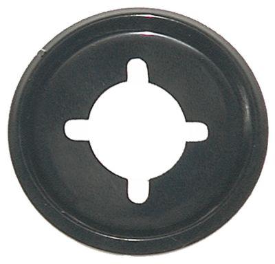 Rosette Knap op til ø 45mm