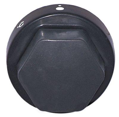 knob thermostat t.max. 280°Ctemperature range 120-280°C ø 70mm shaft ø 6x4.6mm