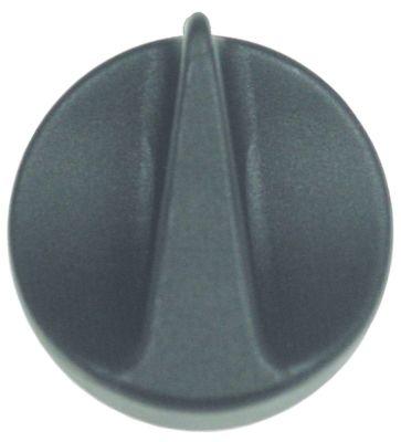 knob switch zero mark ø 42mm shaft ø 6x4.6mmshaft flat upper black