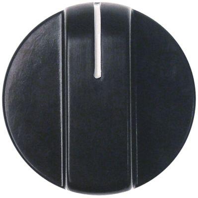 Knap Kontakt nulmærke ø 44mm Akse ø 6x4,6mm Udglatning oppe/nede passer til DIHR