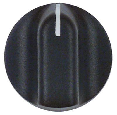 knob switch zero mark ø 40mm shaft ø 6x4.6mmshaft flat upper black