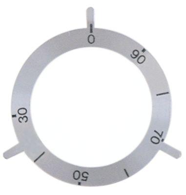 Knapsymbol Termostat T.maks. 90°C 30-90°C