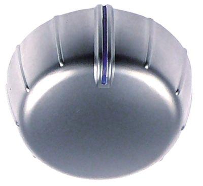 Knap Kontakt nulmærke ø 55mm Akse ø 6x4,6mm Udglatning oppe passer til INOXTREND sølv