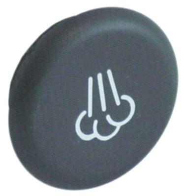 Knapsymbol Damp sort