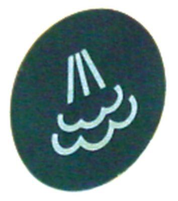 Knapsymbol Damp