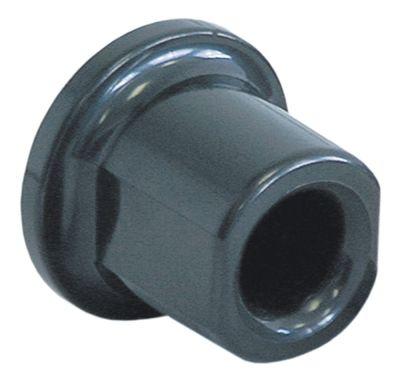 Knap ø 50mm Akse ø 8x6,5mm sort