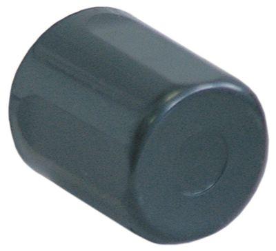 Knap ø 43mm Akse ø 8x8mm sort