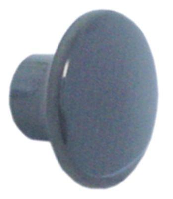 Knopgreb Gevind M6 Plastik Greb ø 30mm sort L 23mm