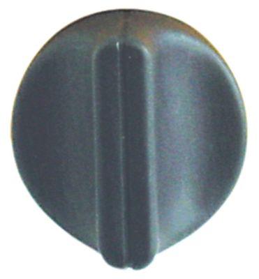 Knap Kontakt nulmærke ø 42mm Akse ø 5x5mm sort