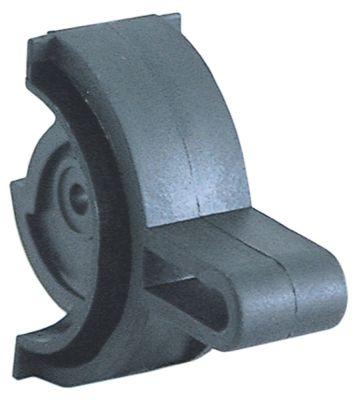 Håndtag Plastik sort Damp/vand