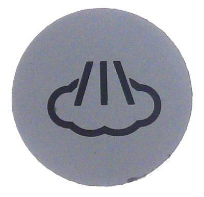 Knapsymbol Damp ø 15mm