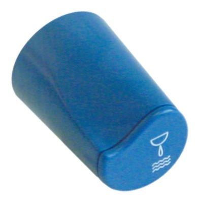 Knap Vand ø 40mm blå