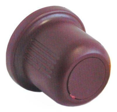 Knap ø 50mm vinrød