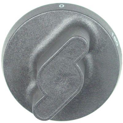 knob thermostat t.max. 180°Ctemperature range 100-180°C ø 73mm shaft ø 6x4.6mm