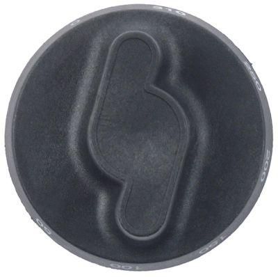Knap Termostat T.maks. 310°C ø 73mm Akse ø 6x4,6mm Udglatning nede Arbejdsområde 0-310°C